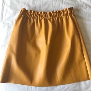 Zara Faux Leather Skirt